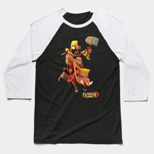 Super Hog Rider Riding - Clash of Clans Baseball T-Shirt